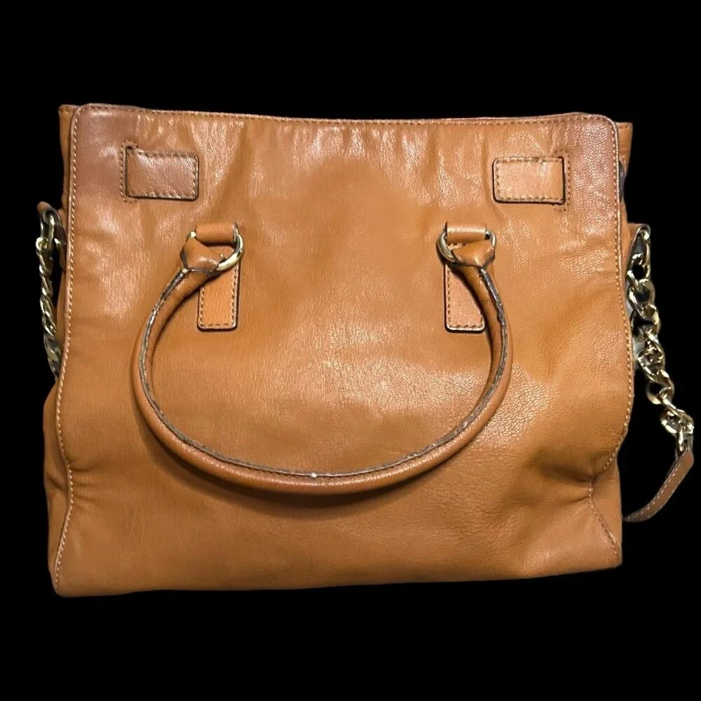 Michael Kors Tan Leather Tote - Picture 3 of 10